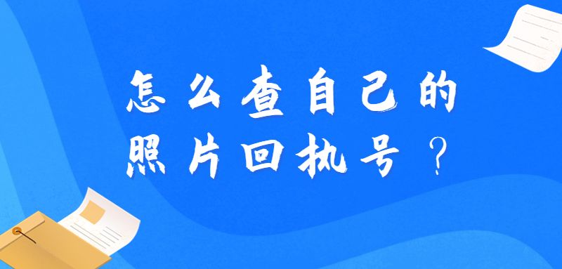 怎么查自己的照片回执号？