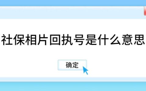 社保相片回执号是什么意思