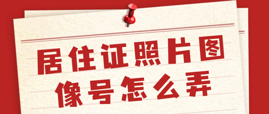 居住证照片图像号怎么弄