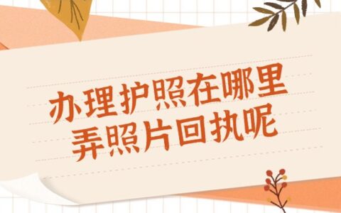 办理护照在哪里弄照片回执呢？