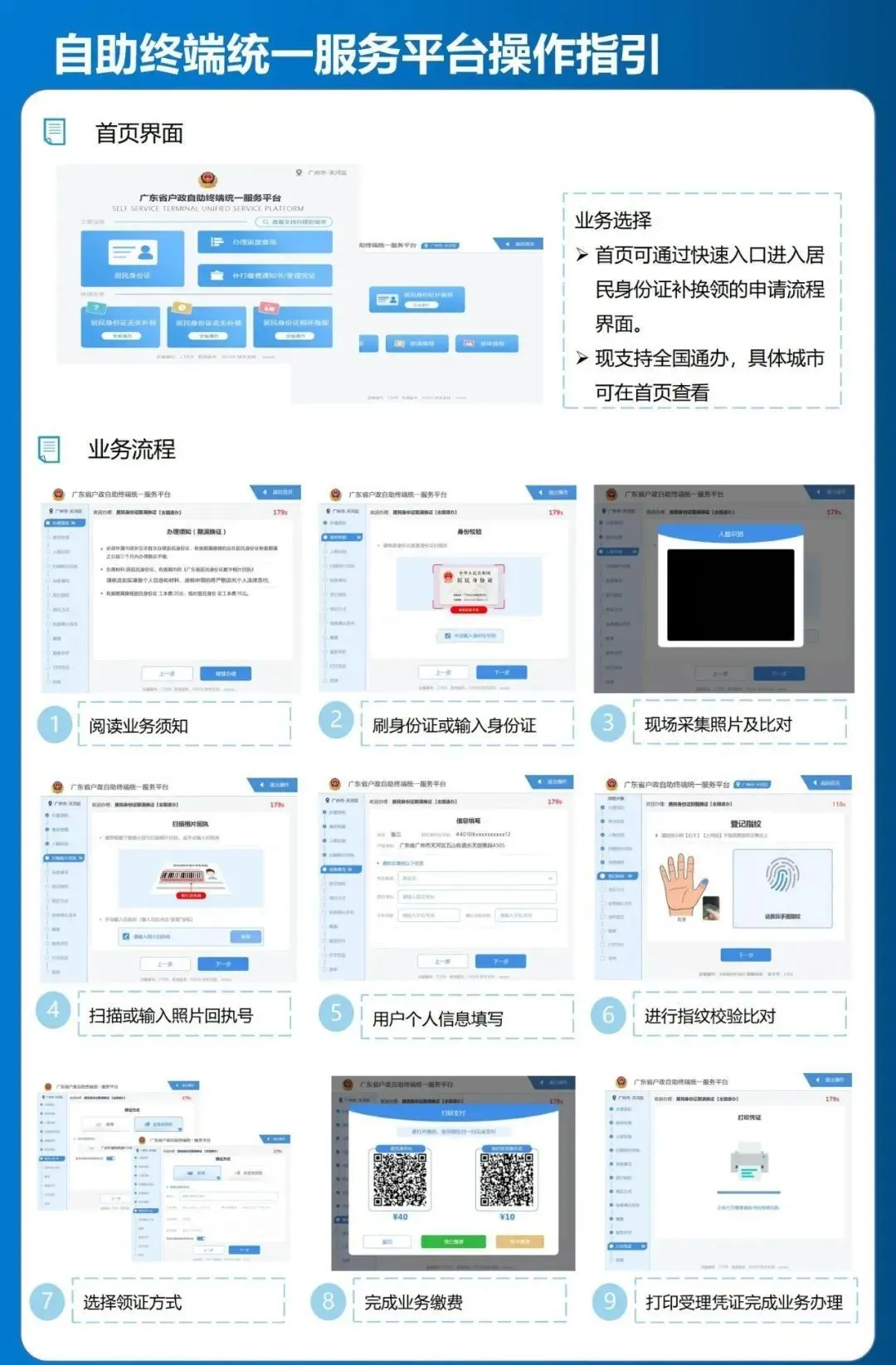 【广州身份证】自助机身份证办理指南：流程 + 地址 + 常见问题，一次说清！丢失到期补换领5分钟搞定