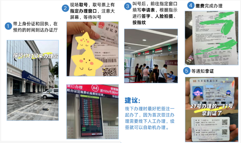 【广州】广州港澳通行证办理攻略：首办 + 续签流程，5 分钟搞定“广州公安”线上预约，最快 1 天出签！